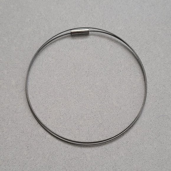 Blue Blown Glass Heart Shaped Pendant with Chain - Picture 8 of 9